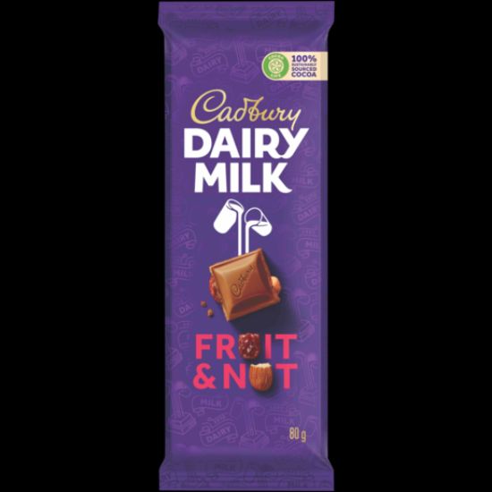 Picture of Sweets Chocolate Slab Fruit & Nut 80g
