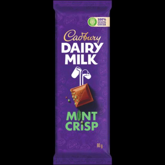 Picture of Sweets Chocolate Slab Mint Crisp 80g