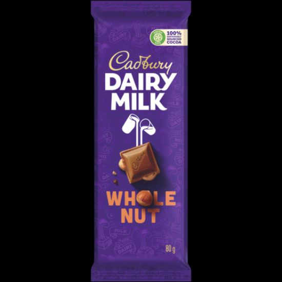 Picture of Sweets Chocolate Slab Whole nut 80g