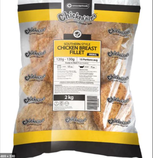 Picture of Chicken Burger Fillet Crumbed Original 6kg Sov
