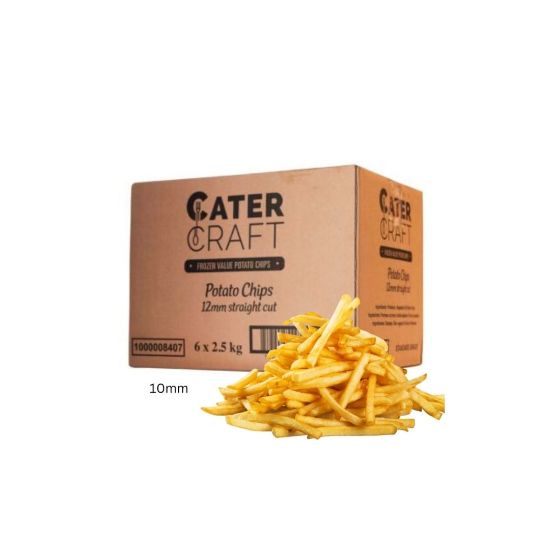 Picture of Chips 10mm Restaurant Mc Cain Catercraft 15kg 6x2.5kg