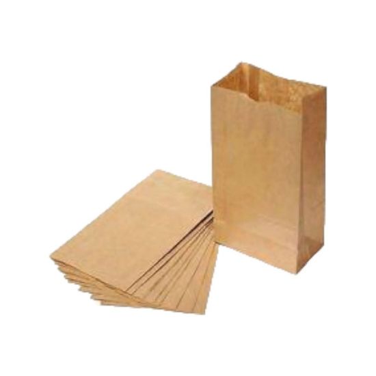 Picture of BAGS BROWN FLAT SIZE 4 1000'S