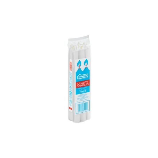 Picture of CANDLES NEWDEN 6 PACK WHITE 450G