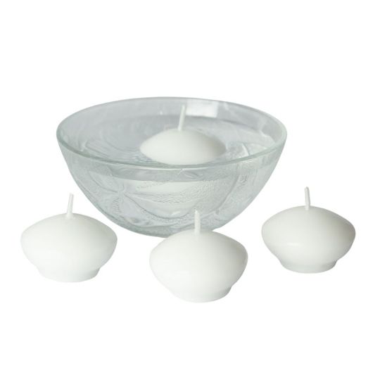 Picture of CANDLE CLOVER FLOATING 7x4cm