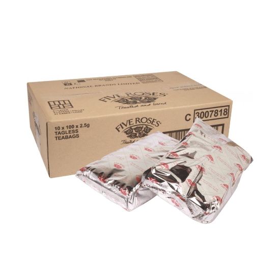 Picture of TEA FIVE ROSES TAGLESS 100 X 2.5 GRAM