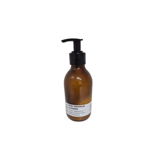 Picture of JE SPA LOTION GLASS 200ml ROSE GERAN LAV