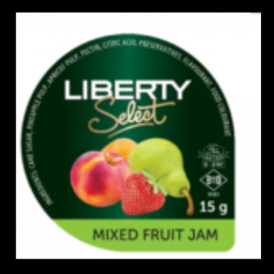 Picture of Jam Mixed Fruit Portion LIberty 200X15G
