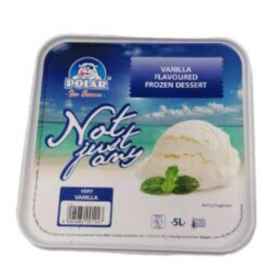 Picture of Ice Cream Vanilla 5L POLAR (Frozen dessert)