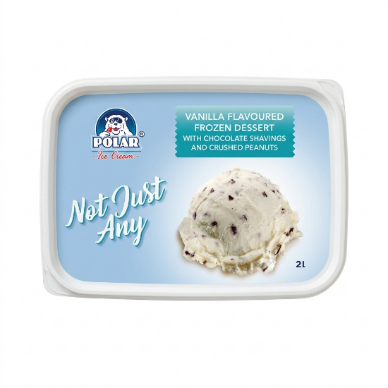 Picture of Ice Cream Choc/Shavings & Nuts 2L POLAR (Frozen dessert)