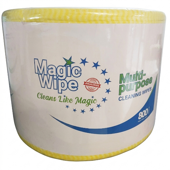 Picture of Cloth Roll Yellow Duralite Spunlace 24cmx50 800's